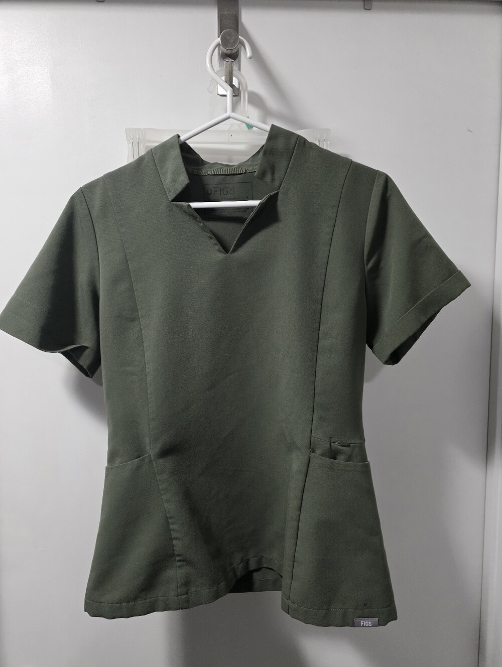 Figs Inala Slim Scrub Top Sz Small